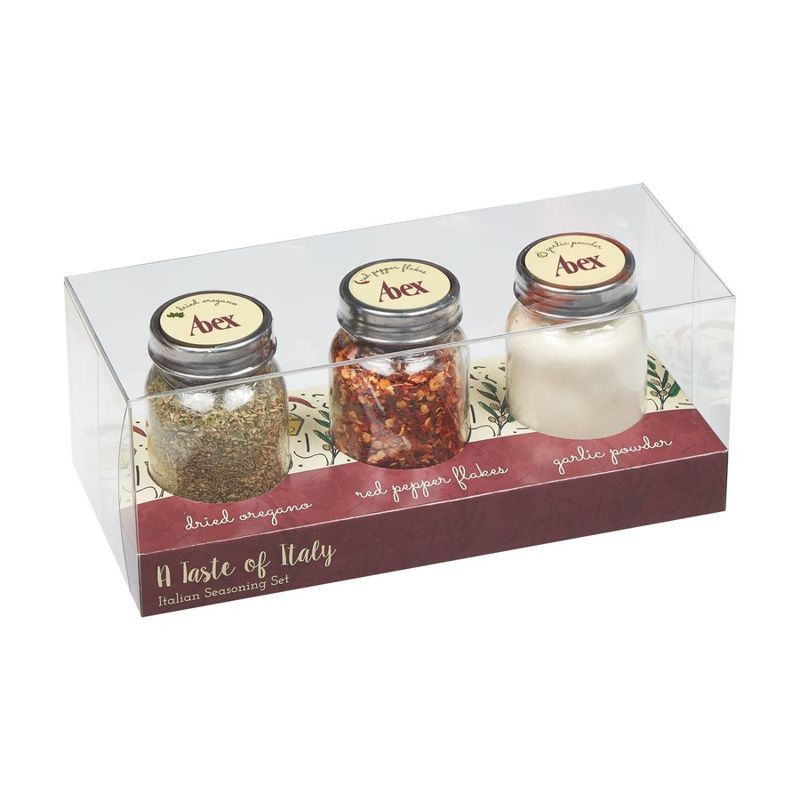 3-Jar Spice Rub Seasoning Gift Set
