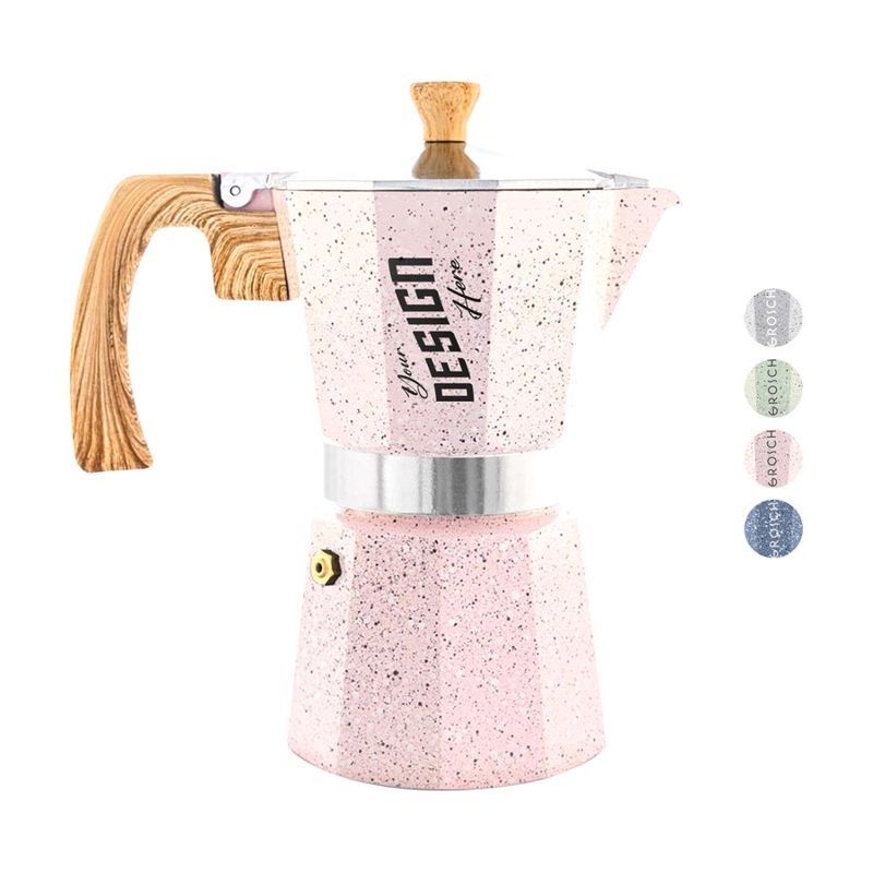Grosche Milano Stone 6 Cup Moka Pot Espresso Coffee Maker