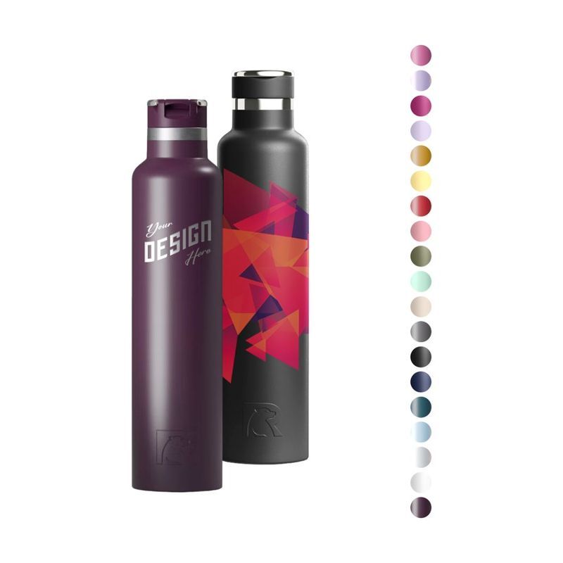 RTIC 26 oz Ceramic Lined Journey Water Bottle with Straw Lid