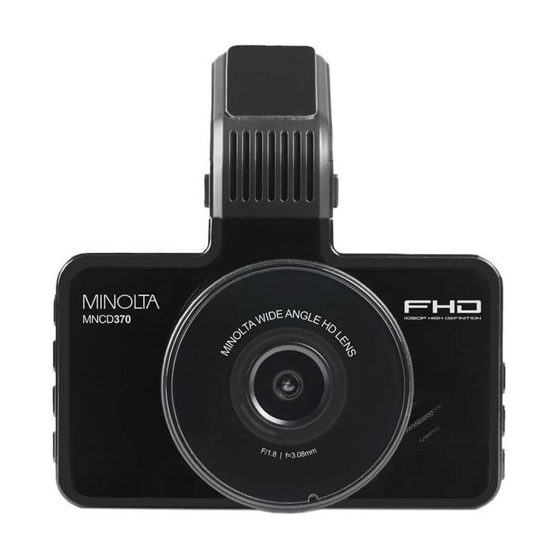 Minolta 1080P Dash Cam with 3.0 in LCD