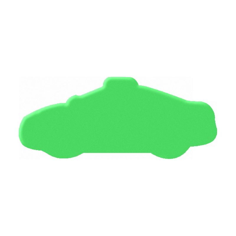 Police Car Die Cut Eraser