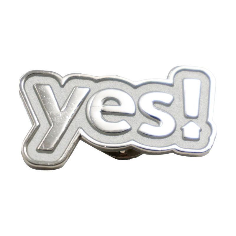 Die Struck Sandblasted Iron Lapel Pin 1.25"