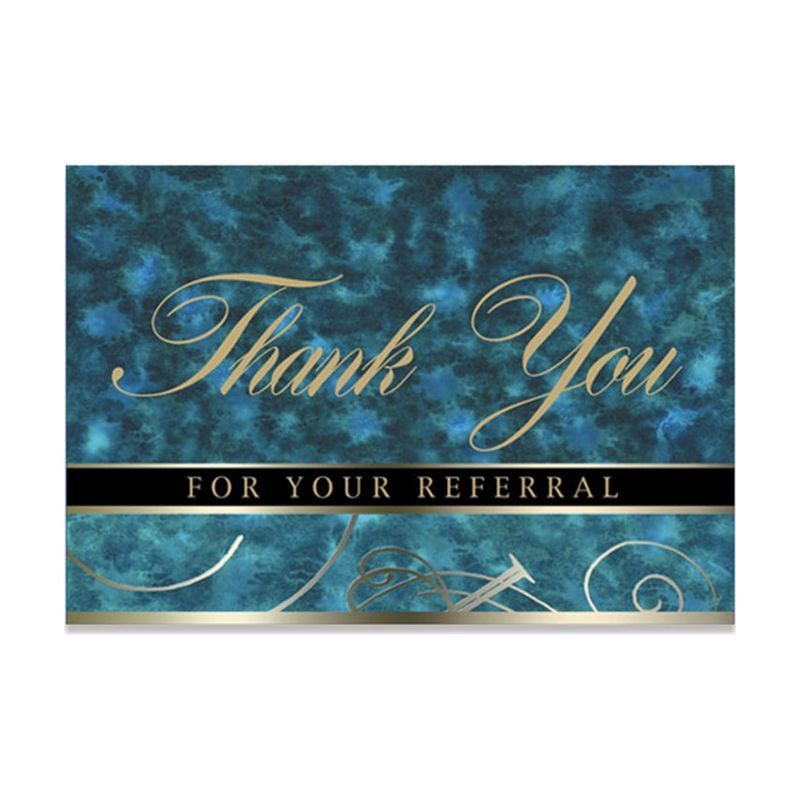 Blue Marble Referral Thank You Card