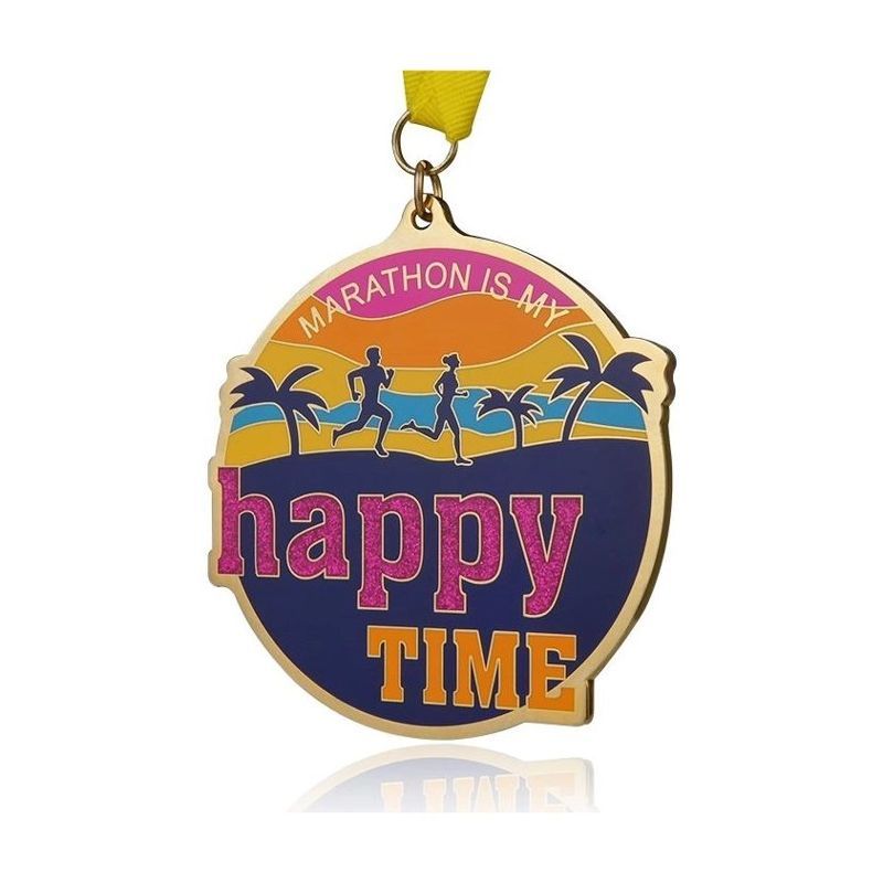 2.25" Die Cast Cloisonne Medal