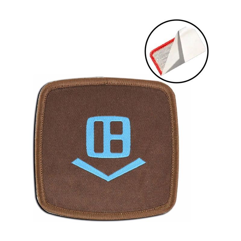 Custom Embroidered Patch with Peel and Stick Backing