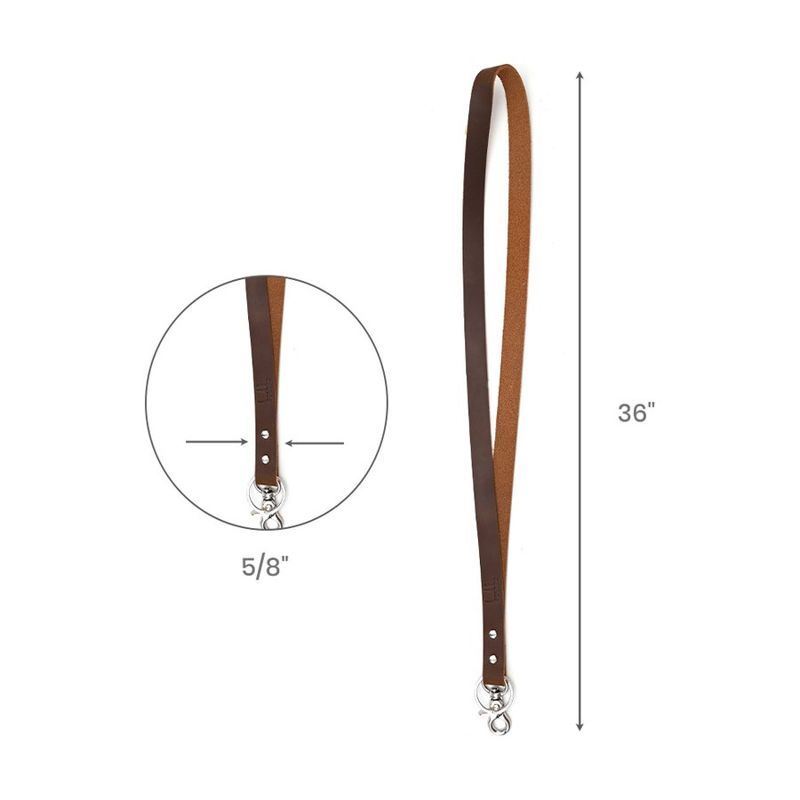 Crazy Horse Leather Lanyard