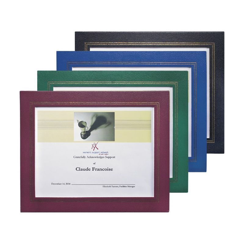 Leatherette Certificate Holder