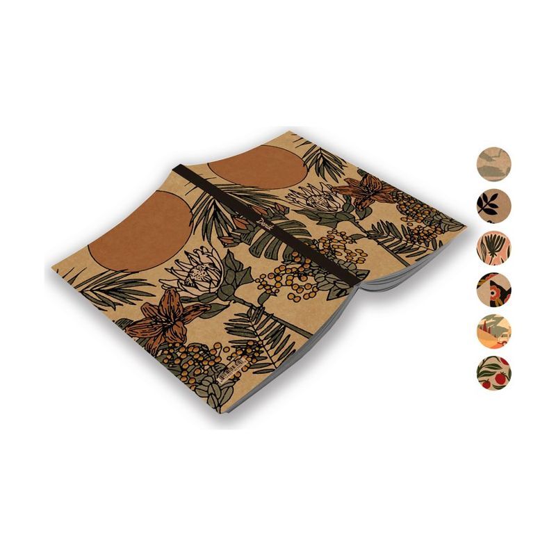Denik Recycled Executive Layflat A5 Kraft Notebook