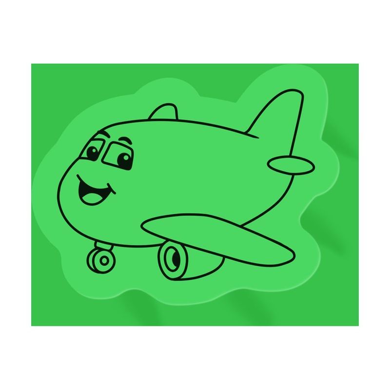 Airplane Die Cut Eraser