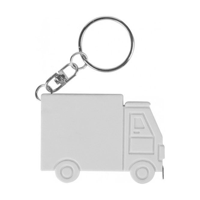 Truck-Shaped Tape Measure Keychain