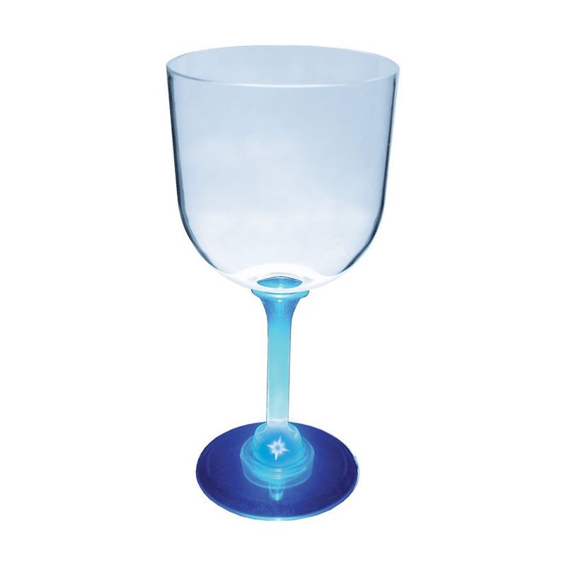 14 oz Light Up Stem Plastic Wine Goblet