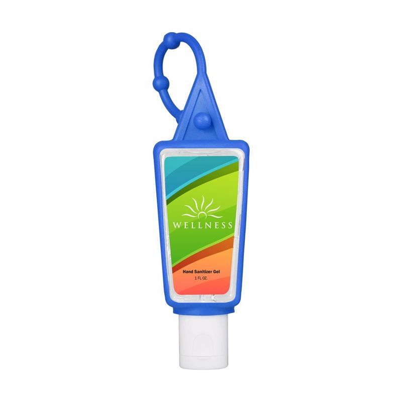 1 oz Hand Sanitizer Gel with Carabiner Case