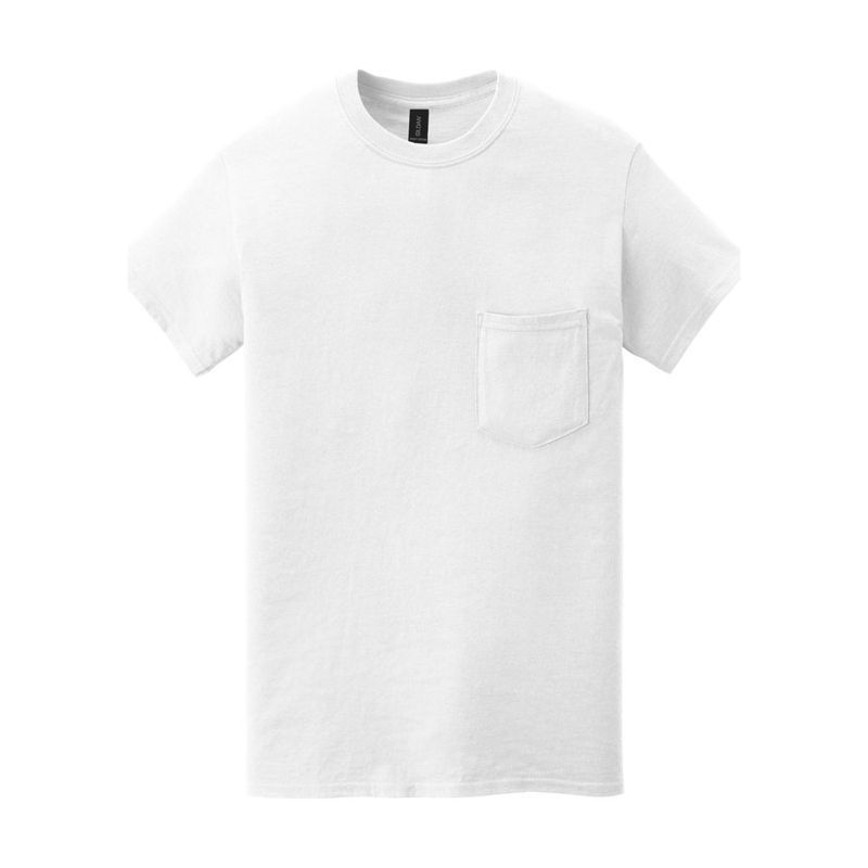 Heavy Cotton Adult Tee with Pocket