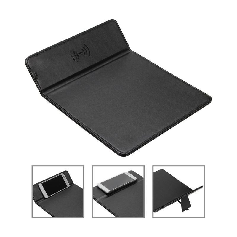 15W Wireless Charger Mouse Pad With Kickstand