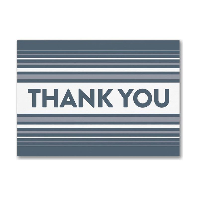Stripes Thank You Card