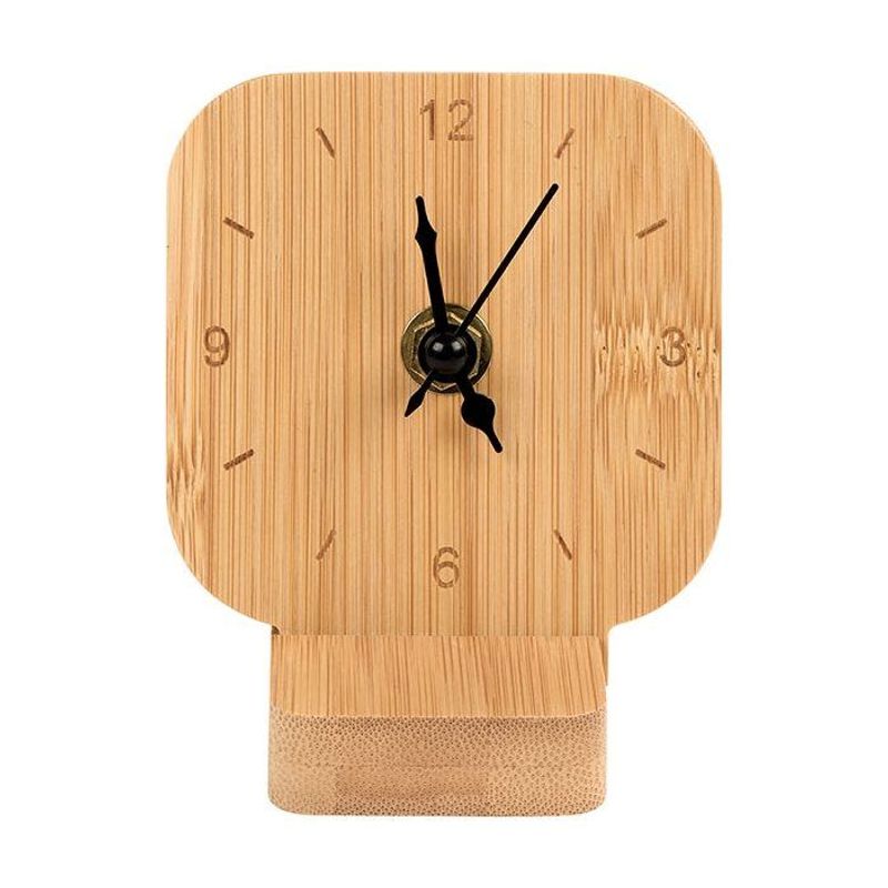 Cade Bamboo Desk Clock