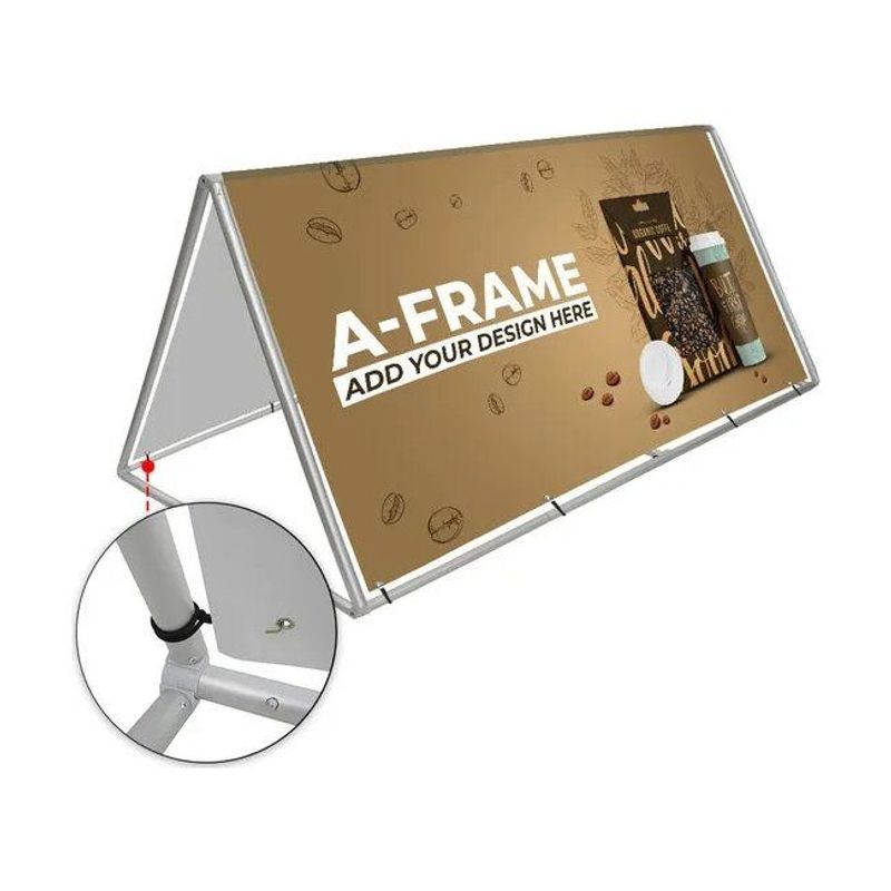 A-Frame Sidewalk Sign 6.56 ft x 3.28 ft