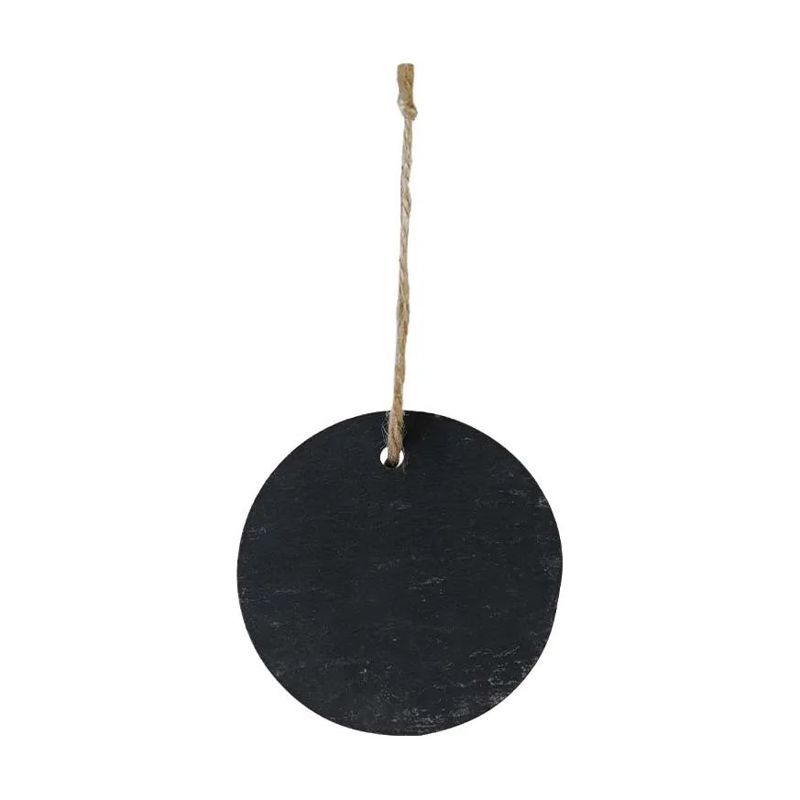 Black Slate Holiday Ornament