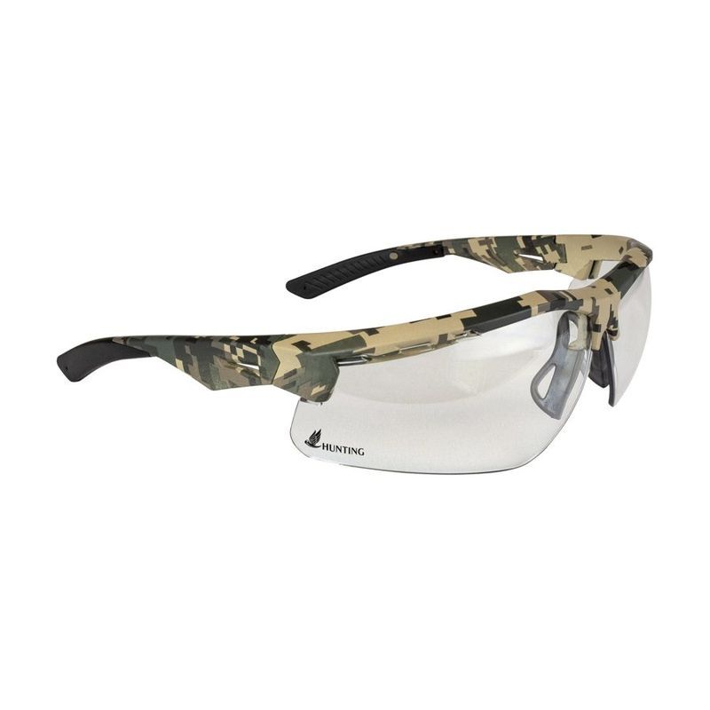 Safety Eyewear Digital Camo Frame, Clear Anti-Fog Lens