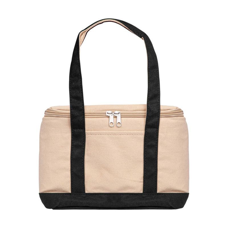 Insulated Cotton Lunch Tote