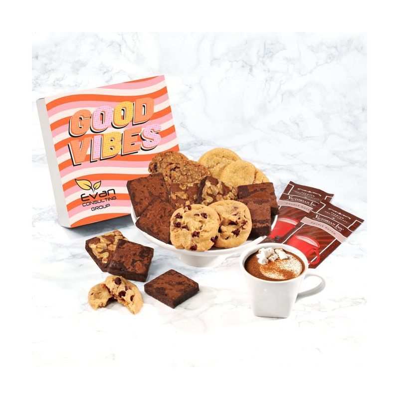 Cookie and Brownie Gift Box With Full Color Sleeve