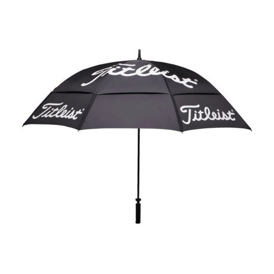 Titleist Tour Double Canopy Umbrella, Black and White