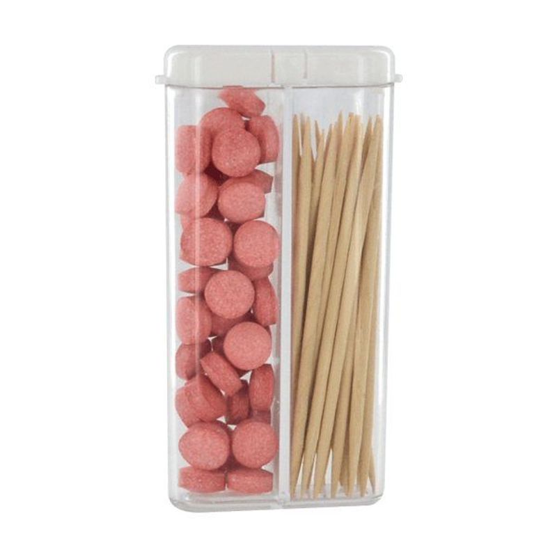 Rectangular Flip-Top Mints and Toothpicks