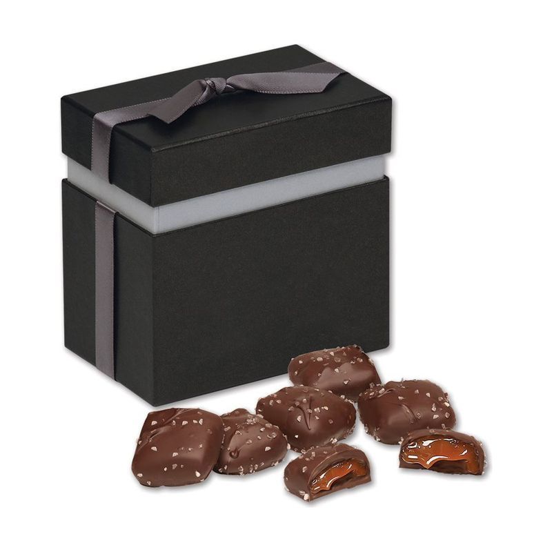 Chocolate Sea Salt Caramels in Gift Box