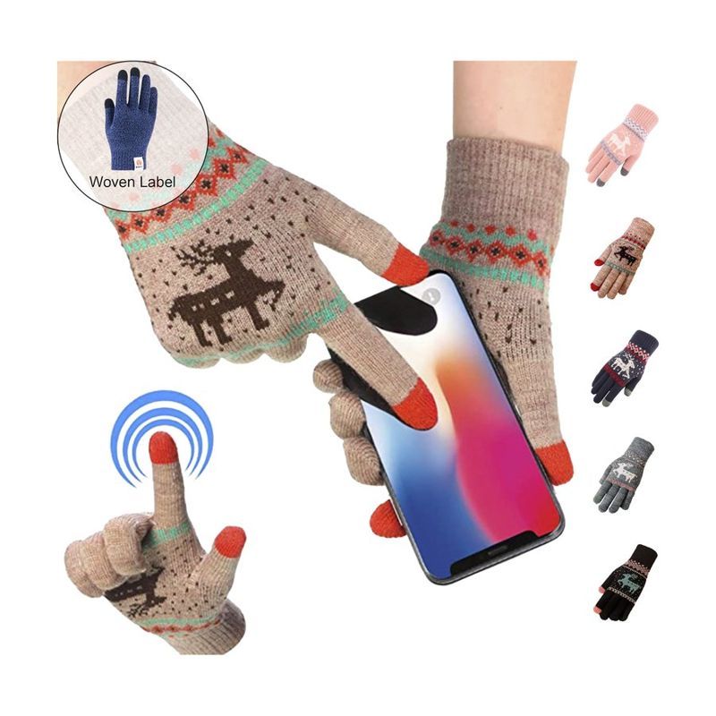 Women's Touch Screen Gloves, 2-Finger