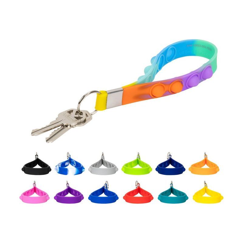Push Pop Stress Reliever Keychain