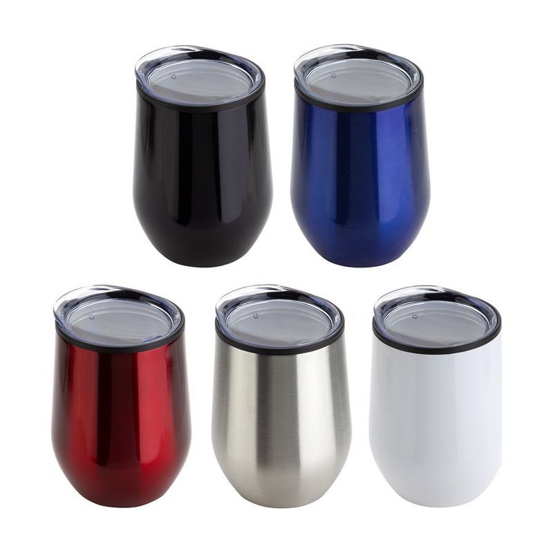 12 Oz Stainless Steel Wine Goblet