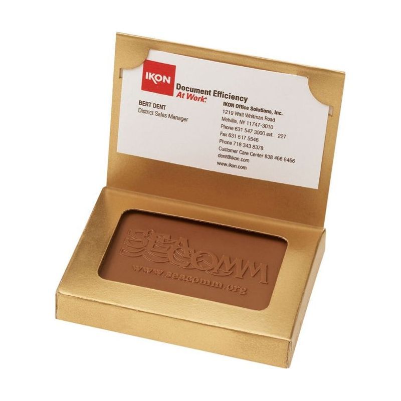 Custom Chocolate Cookies Business Card Box