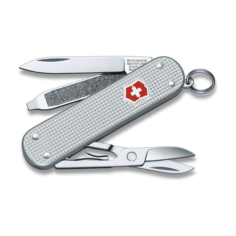 Victorinox Classic SD Alox Swiss Army Knife, Silver