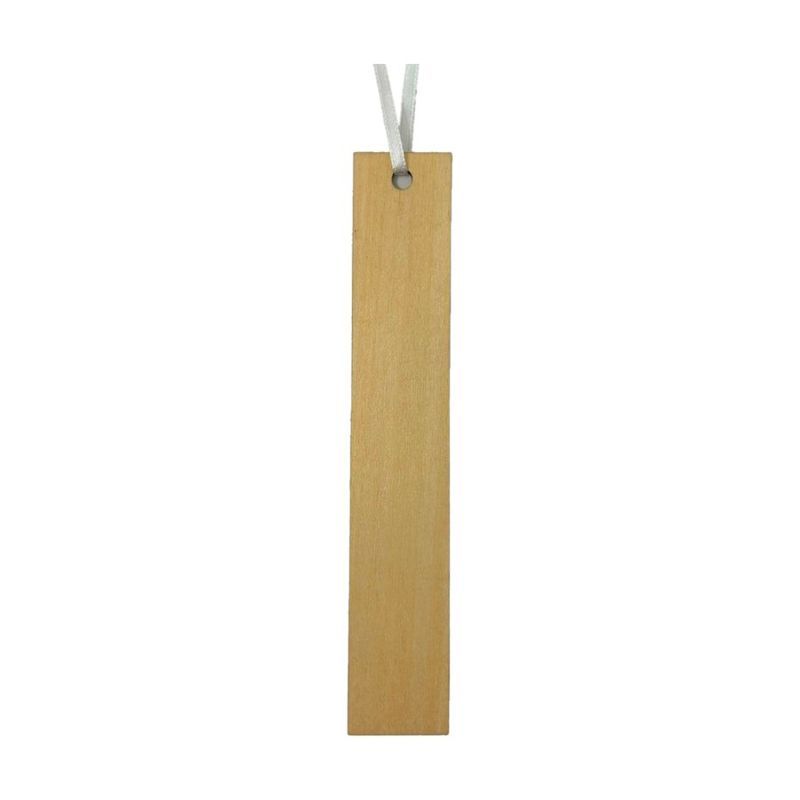 Laser-Engraved Wood Bookmark