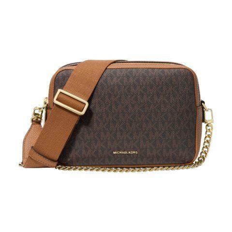 Michael Kors Bryant Medium Signature Logo Camera Crossbody Bag