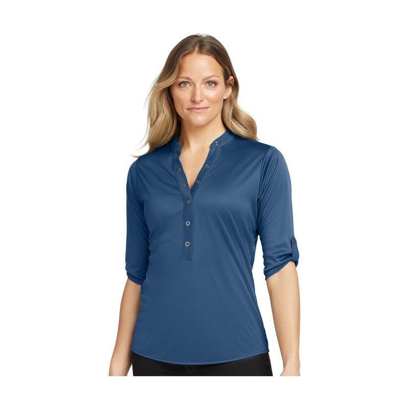 Ladies 3/4 Sleeve Dress Shirt