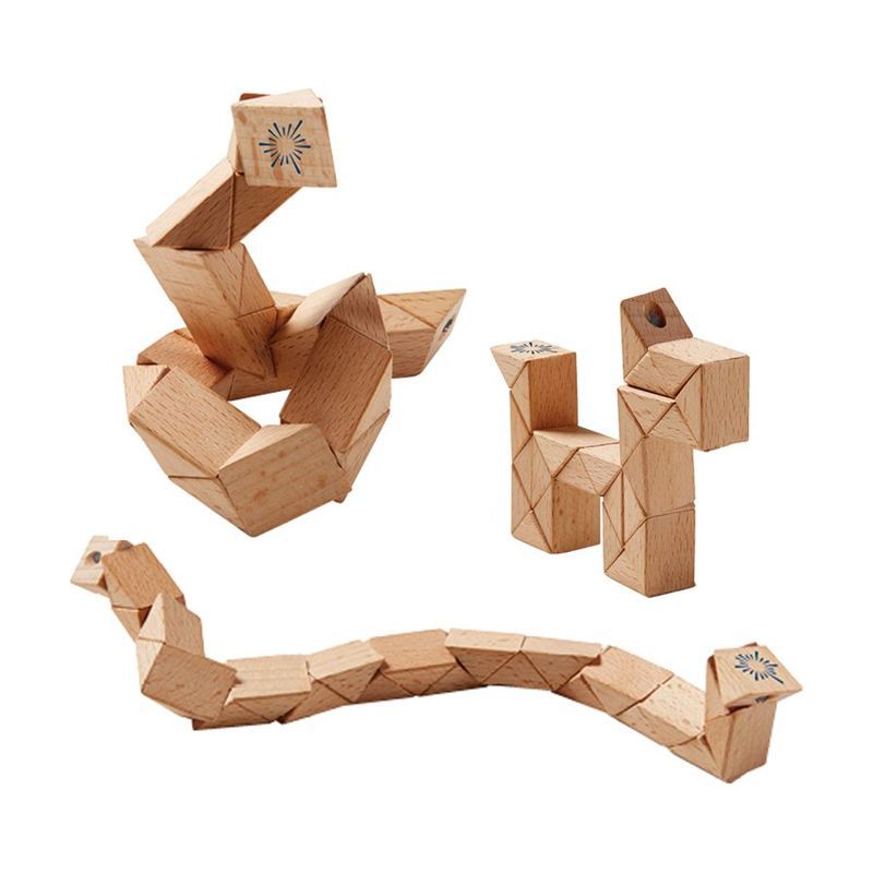 Wooden Snake Puzzle