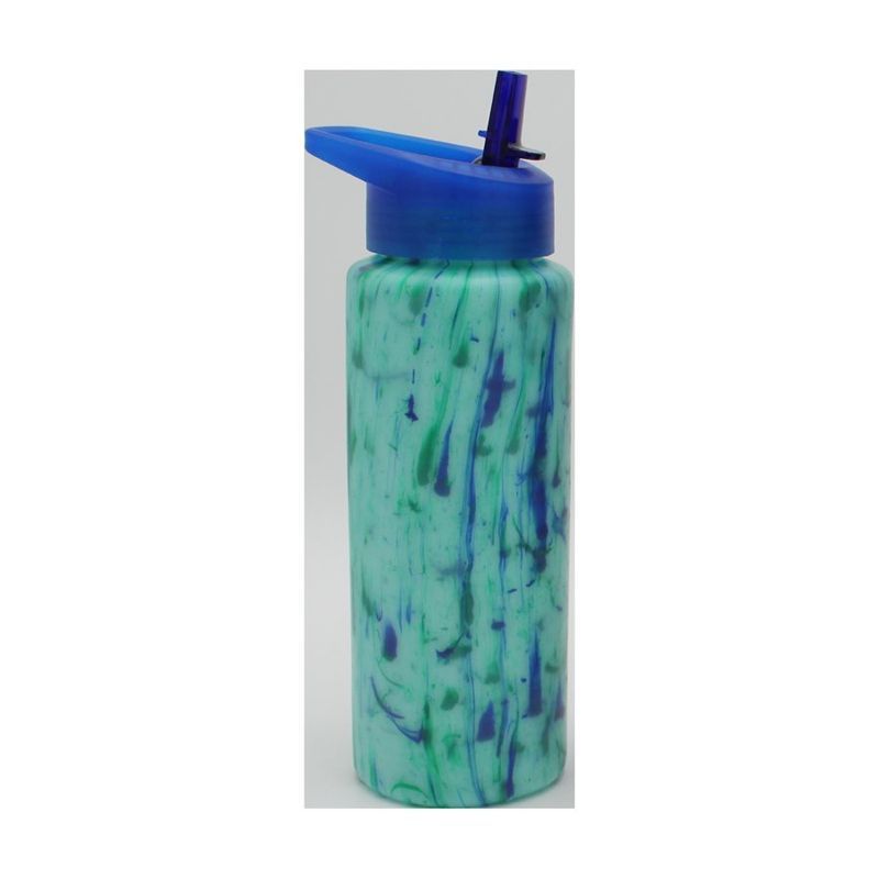 32 oz Confetti Sports Bottle with Straw Cap Lid