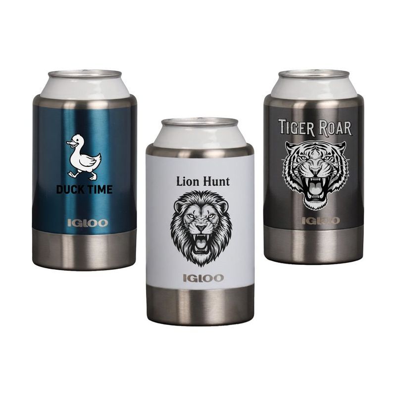 Igloo 12 oz Stainless Steel Coolmate Can Cooler