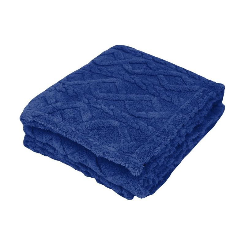 Alpine rPET Sherpa Blanket, 48 x 63 Inch