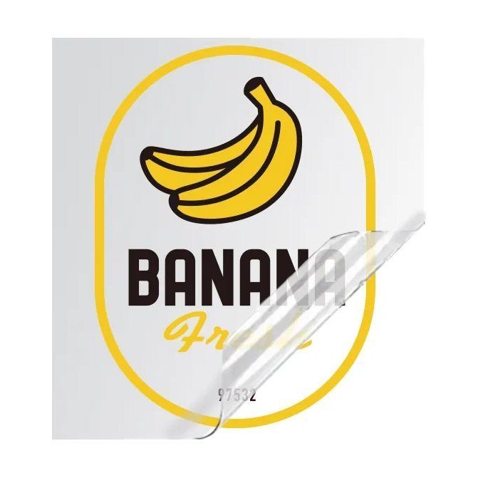 6" Custom Shape Transfer Sticker