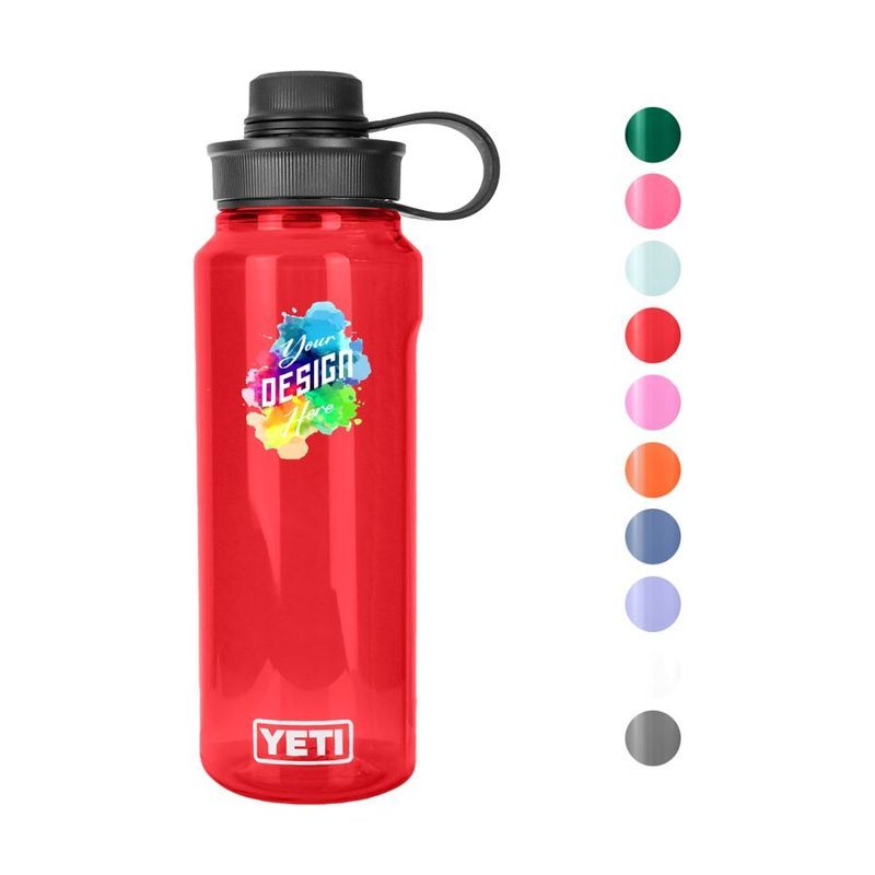 YETI 34 oz Yonder Ultra-Durable Water Bottle with Tether Cap