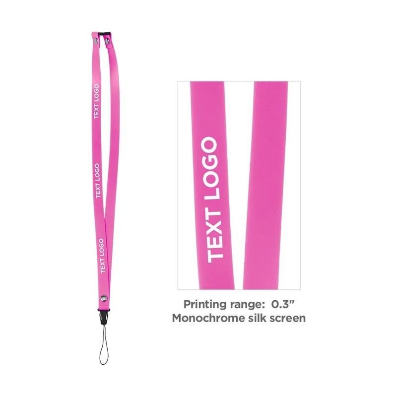 Silicone Phone Lanyard with Safety Breakaway