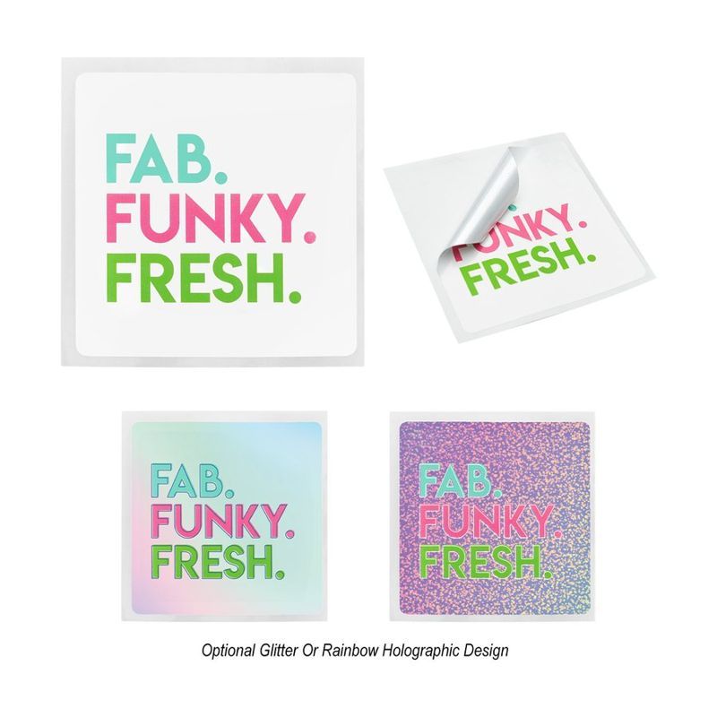 Square Rounded Corner Sticker