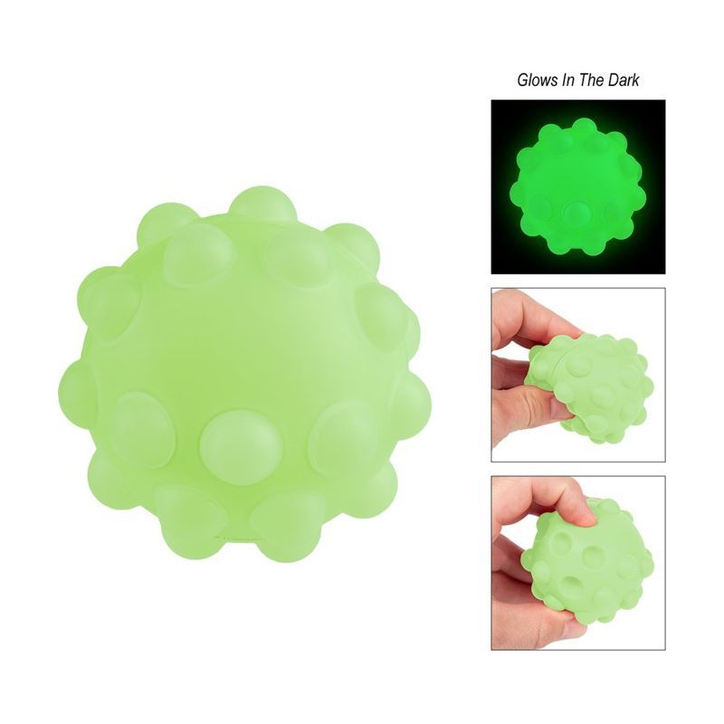 Glow-In-The-Dark Push Pop Ball