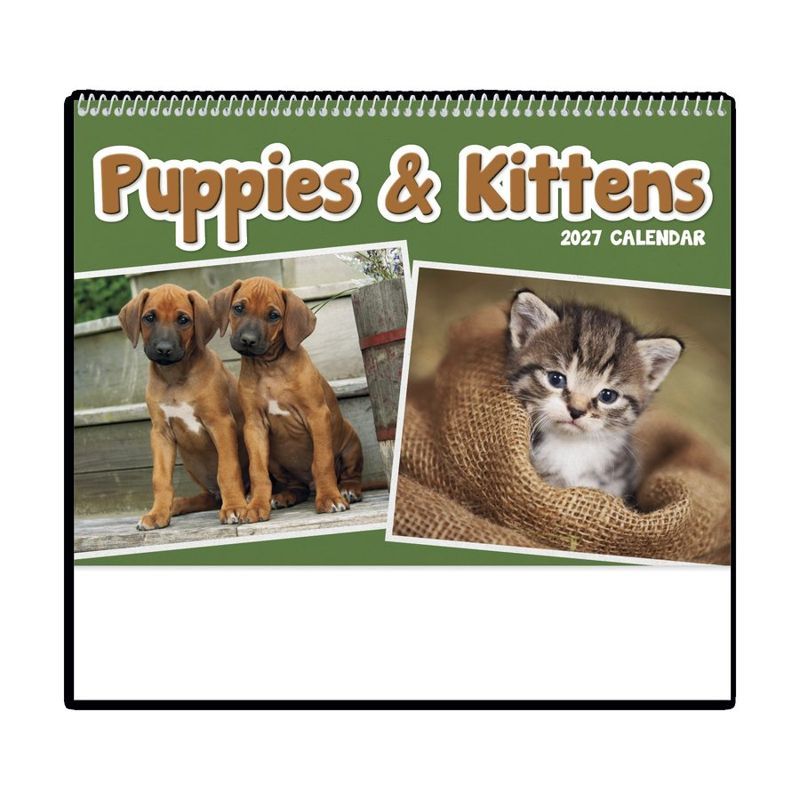 Puppies and Kittens Pocket Calendar
