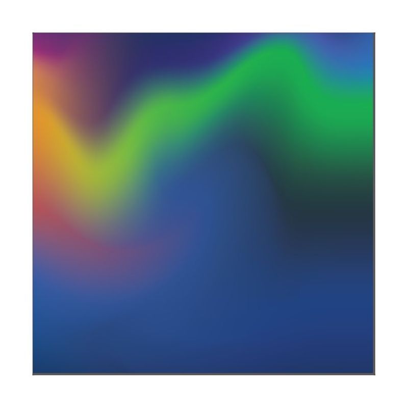 Custom-Shaped Holographic Sticker, 4 x 4