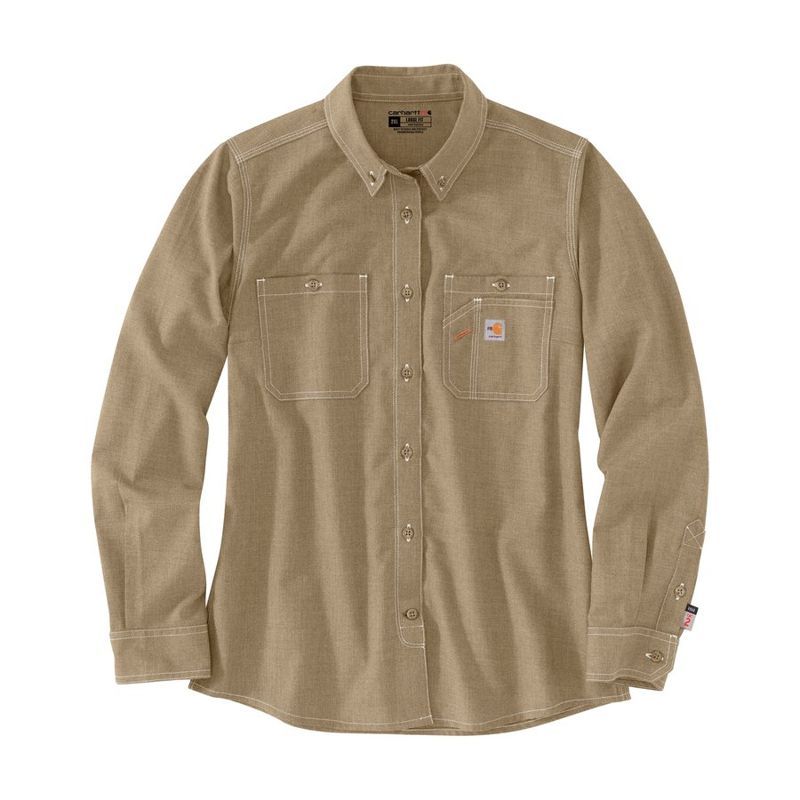 Carhartt Women's FR Force Sun Defender Long Sleeve Shirt