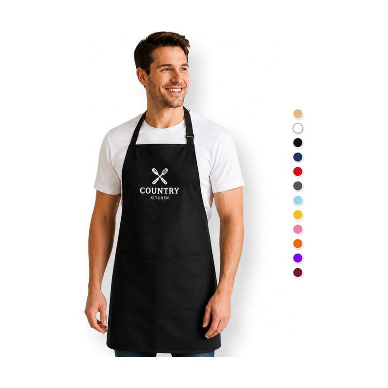 Butcher Apron with Front Pocket 27" x 34"