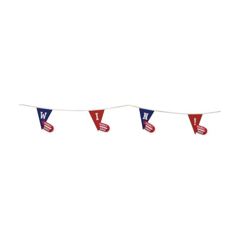 Double-Sided Triangle Pennant String 20'